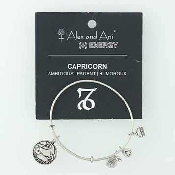 New ALEX AND ANI Capricorn Zodiac Charm Bracelet Adjustable Bangle w/ Card New ALEX AND ANI Capricorn Zodiac Charm Bracelet Adjustable Bangle w/ Card