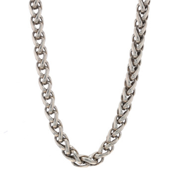 David Yurman 6mm Wheat Chain Necklace 16 3/4" - Sterling Silver 925 Yellow 14k David Yurman 6mm Wheat Chain Necklace 16 3/4" - Sterling Silver 925 Yellow 14k