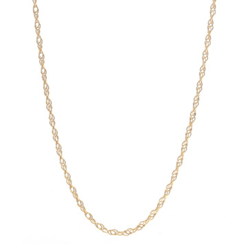 Yellow Gold Prince of Wales Chain Necklace 28" - 14k Yellow Gold Prince of Wales Chain Necklace 28" - 14k