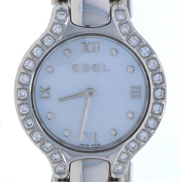 Ebel Beluga Mother of Pearl Diamond Ladies Watch 9976418-20 Quartz 1 Yr Wnty Ebel Beluga Mother of Pearl Diamond Ladies Watch 9976418-20 Quartz 1 Yr Wnty