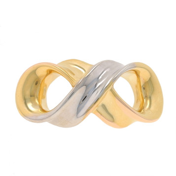 Yellow Gold Infinity Loop Omega Slide Pendant - 14k Yellow Gold Infinity Loop Omega Slide Pendant - 14k