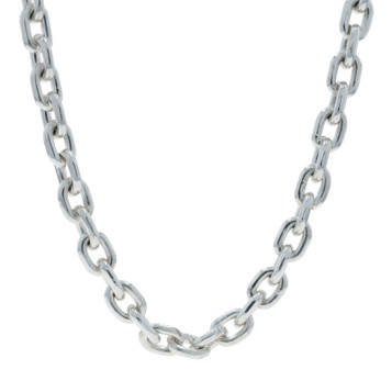 Sterling Silver Cable Chain Necklace 27 3/4" 925 Sterling Silver Cable Chain Necklace 27 3/4" 925