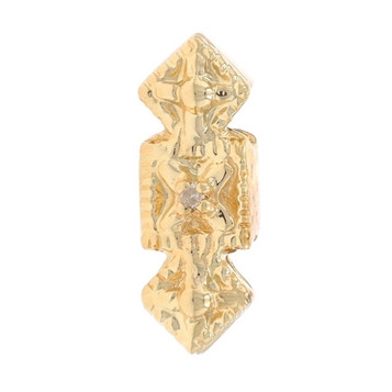 Richard Klein Diamond Slide Charm Yellow Gold 14k Single Cut Geometric Bead Richard Klein Diamond Slide Charm Yellow Gold 14k Single Cut Geometric Bead