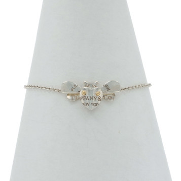 Tiffany & Co. Return to Tiffany Love Bug Bee Bracelet 5 3/4" 925 Gold 18k Adjust