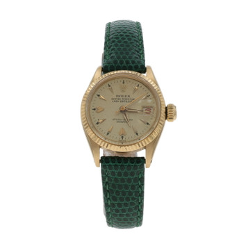 Rolex 1958 Lady-Datejust Watch 6517 - Yellow Gold 18k Automatic One Year