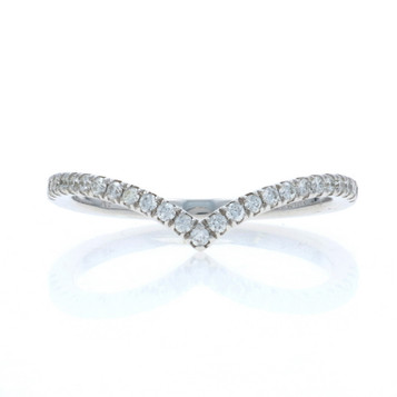 White Gold Diamond Enhancer Wedding Band - 14k Round .20ctw Guard Ring