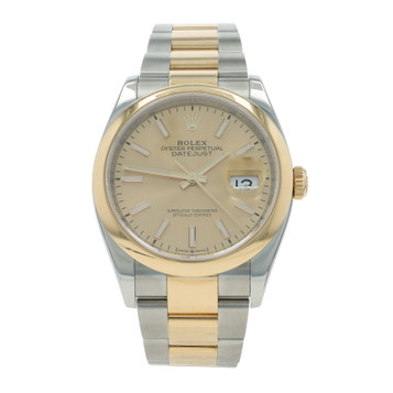 Rolex Datejust Oyster Watch - Stainless Steel Yellow Gold 18k Automatic 126203