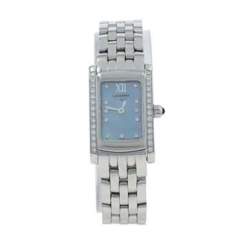 Longines Dolce Vita Diamond Onyx Ladies - Quartz L5.158.0 Round Brilliant