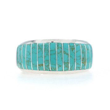 Native American Turquoise Spiny Oyster 6 3/4" - Inlay