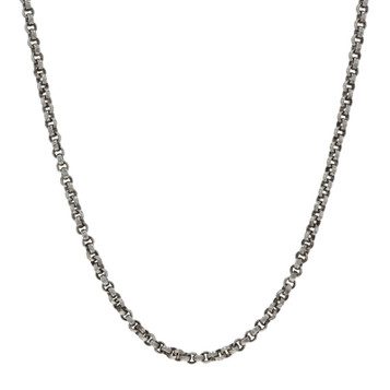 Slane & Slane Rolo Chain Necklace 36" - Sterling Silver 925