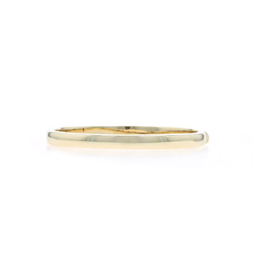 Yellow Gold Bangle Bracelet 6 1/2" - 14k