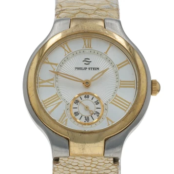Philip Stein Signature Classic Round Ladies Watch - Stainless Steel Quartz