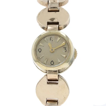 Jaeger LeCoultre Vintage Ladies Watch - Yellow Gold 14k Manual Disc Dot