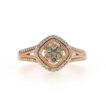 Rose Gold Diamond Enhancer Wedding Band - 10k Rd .50ctw Guard Ring Treated