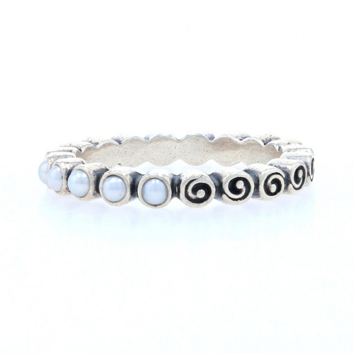 Penkori  Cherry Blossom Pink Enamel Silver Ring - 190879EN40 - Pandora