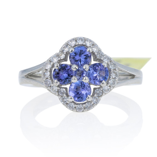 White Zircon Ring - Ray Griffiths Fine Jewelry