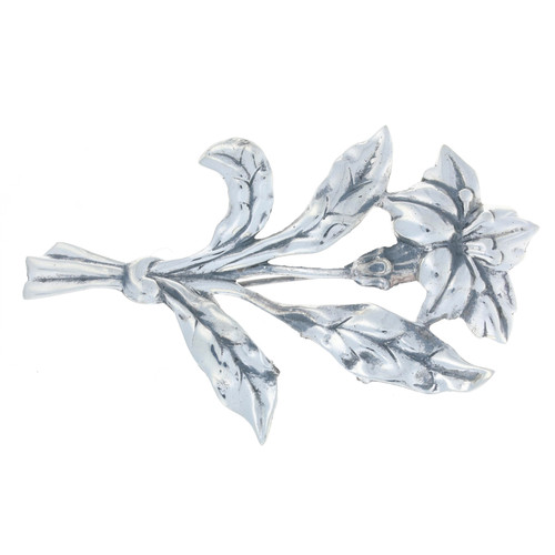 Danecraft Vintage Flower Brooch Sterling Silver - 925 Botanical