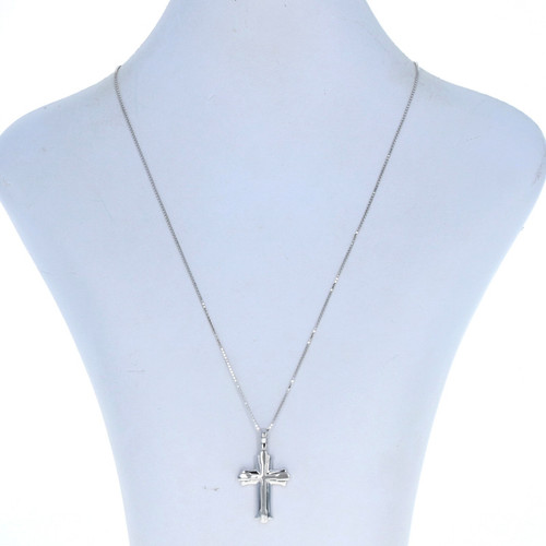 Italian Gold Cross Pendant w/ Chain, 10K - QVC.com