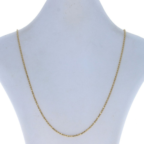 29.18CT. T.W. DIAMOND GENTS ROPE NECKLACE IN 14K GOLD