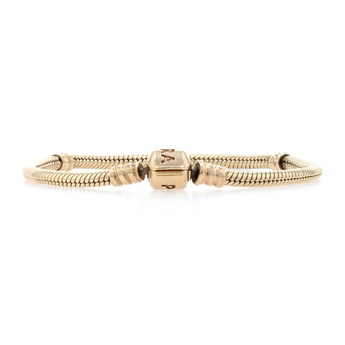  Pandora Jewelry Moments Gold Clasp Charm Gold 14K