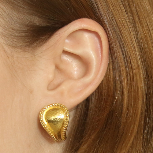 Ram earrings signed Zolotas For Sale at 1stDibs | gold ram earrings,  jolotas, ram head earrings