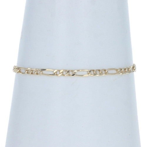 14K Gold Figaro Chain Bracelet