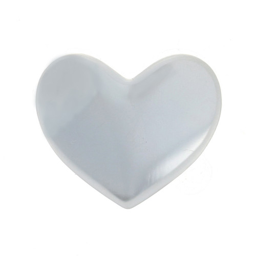 New Authentic Pandora Floating Heart Plate Petite Medium Sterling