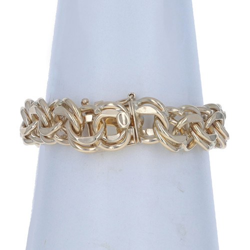 14k Yellow Gold Rope Chain Bracelet – David's House of Diamonds