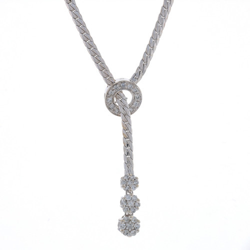 Buy Avtaara Solitaire Lariat Necklace online