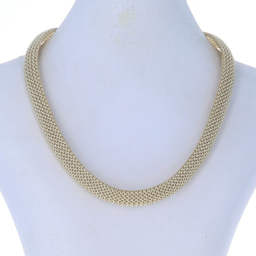 Buy Round Mesh Chain Necklace | Tarinika