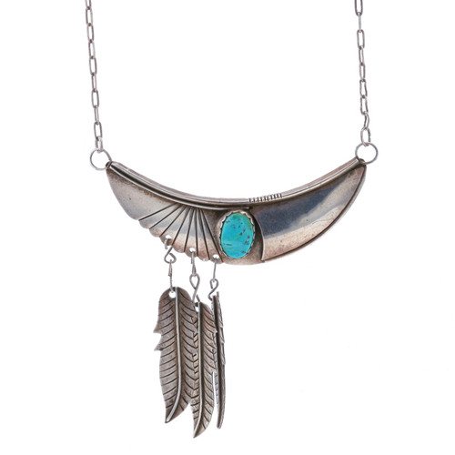 アクセサリー Navajo Turquoise Leather Necklace Multi-strand turquoise and leather necklace - Barnes Shop