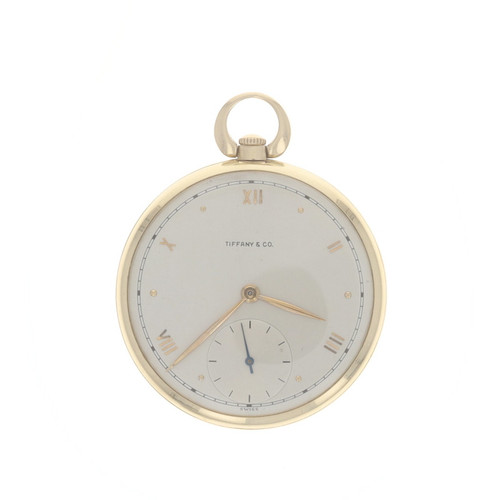 Tiffany & Co. Open Face Pocket Watch - Yellow Gold 14k Mechanical