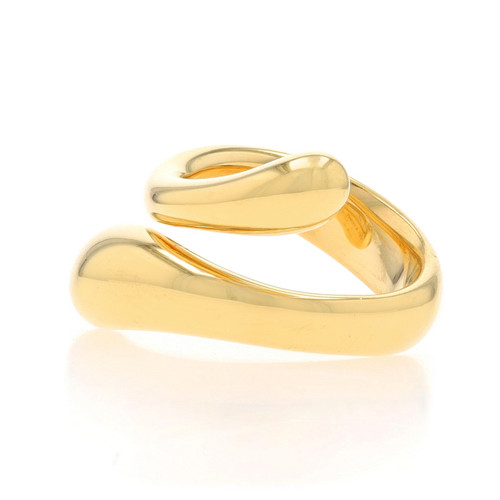 【Tiffany & Co】Elsa Peretti Teardrop リング Tiffany & Co. Elsa Peretti 18k Gold Teardrop Bypass Ring | eBay