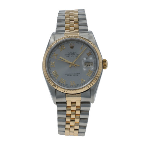 Rolex Datejust Men's Watch - Stainless Steel Yellow Gold 18k
