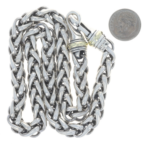 David Yurman 8mm Wheat Chain Necklace 17