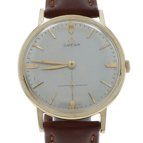 Yellow Gold Omega 1960s Men's Watch 14715 - 14k Vintage - Wilson
