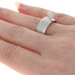 New Bastian Inverun Folded Band Ring - Sterling Silver Diamonds New Bastian Inverun Folded Band Ring - Sterling Silver Diamonds