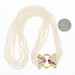 Five-Strand Cultured Pearl Necklace - 18k Yellow Gold Rubies & Diamonds 1.05ctw Five-Strand Cultured Pearl Necklace - 18k Yellow Gold Rubies & Diamonds 1.05ctw