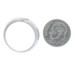 New Bastian Inverun Ring - Brushed Sterling Silver Diamond 7.75 Band New Bastian Inverun Ring - Brushed Sterling Silver Diamond 7.75 Band
