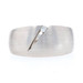New Bastian Inverun Sterling Silver Diamond Ring Ladies Modern Gift 7 3/4 New Bastian Inverun Sterling Silver Diamond Ring Ladies Modern Gift 7 3/4