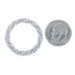 New Bastian Inverun Ring - Brushed Sterling Silver 7.25 Woven Beaded Band New Bastian Inverun Ring - Brushed Sterling Silver 7.25 Woven Beaded Band