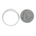 New Bastian Inverun Diamond Dust Ring - Satin Brushed Sterling Silver 7.75 Band New Bastian Inverun Diamond Dust Ring - Satin Brushed Sterling Silver 7.75 Band
