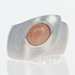 New Bastian Inverun Moonstone Statement Ring Brushed Sterling Silver 7.5 Orange New Bastian Inverun Moonstone Statement Ring Brushed Sterling Silver 7.5 Orange