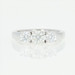 Three-Stone Diamond Engagement Ring - 14k White Gold Ideal 1.15ctw Three-Stone Diamond Engagement Ring - 14k White Gold Ideal 1.15ctw