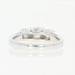 Three-Stone Diamond Engagement Ring - 14k White Gold Ideal 1.15ctw Three-Stone Diamond Engagement Ring - 14k White Gold Ideal 1.15ctw