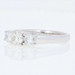 Three-Stone Diamond Engagement Ring - 14k White Gold Ideal 1.15ctw Three-Stone Diamond Engagement Ring - 14k White Gold Ideal 1.15ctw