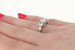 Three-Stone Diamond Engagement Ring - 14k White Gold Ideal 1.15ctw Three-Stone Diamond Engagement Ring - 14k White Gold Ideal 1.15ctw