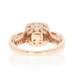 Le Vian Smoky Quartz & Diamond Halo Ring - 14k Rose Gold Cushion 1.20ctw Le Vian Smoky Quartz & Diamond Halo Ring - 14k Rose Gold Cushion 1.20ctw
