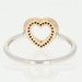 NEW Authentic Pandora Symbol of Love Ring Ster & 14k Gold 52 (6) Heart 190925CZ NEW Authentic Pandora Symbol of Love Ring Ster & 14k Gold 52 (6) Heart 190925CZ