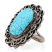 Native American Turquoise Ring - Sterling Silver Women's Size 7 3/4 Native American Turquoise Ring - Sterling Silver Women's Size 7 3/4